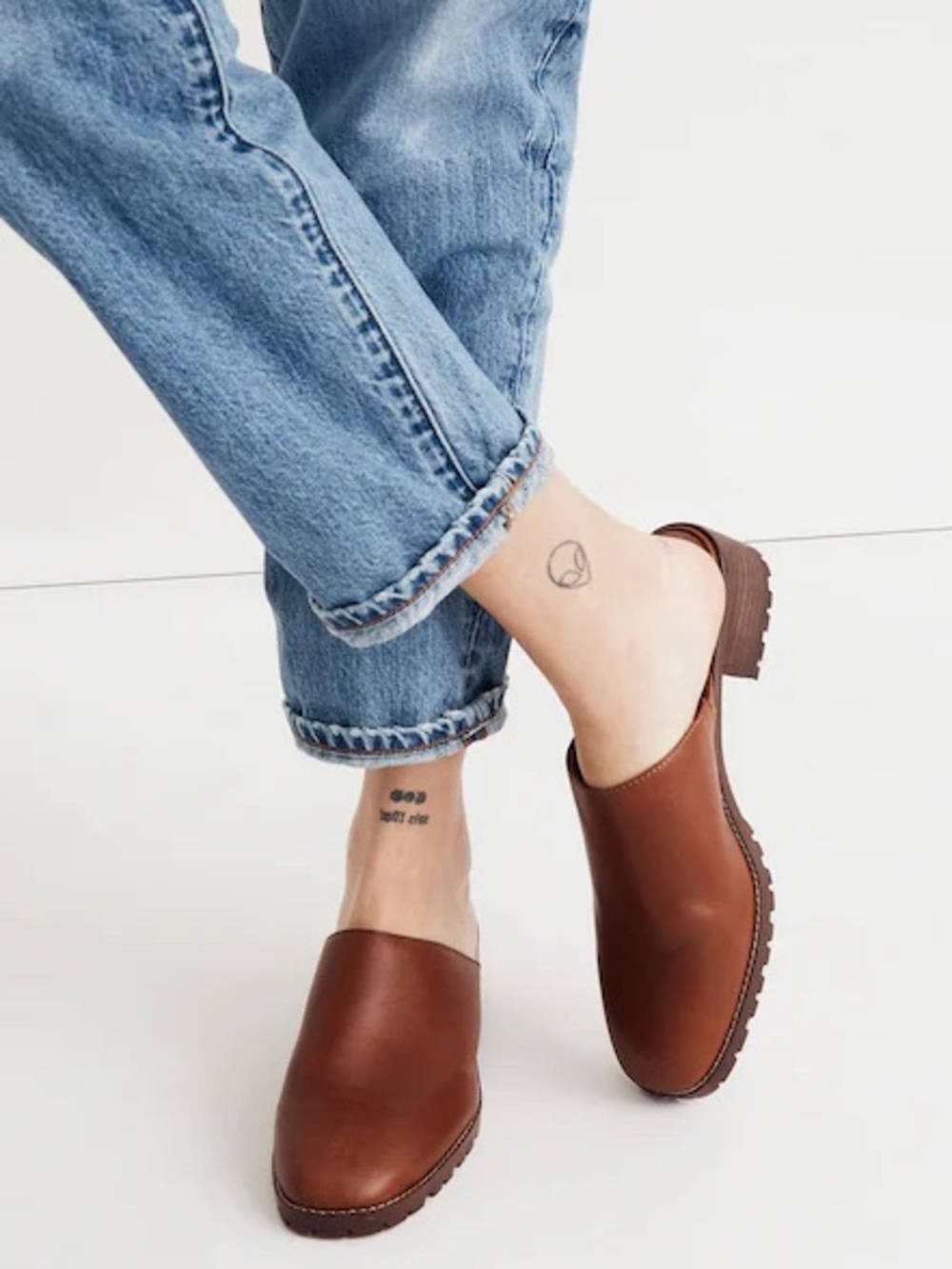 Madewell Mindy lugsole mule size 8.5